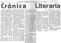 Crónica literaria