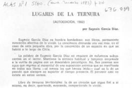 Lugares de la ternura