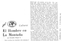 El hombre en la montaña