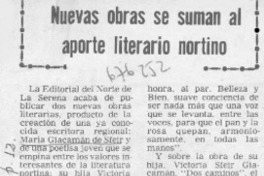 Nuevas obras se suman al aporte literario nortino.