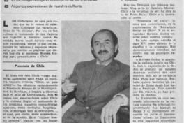 Hernán Godoy y lo chileno