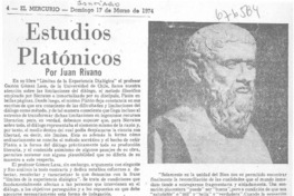 Estudios platónicos
