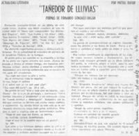 Tañedor de lluvias