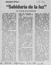 Sabiduría de la luz