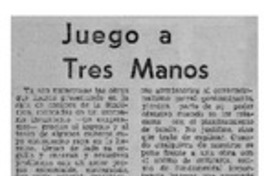 Juego a tres manos