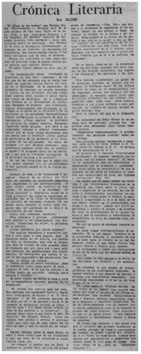 El Oficio de las letras