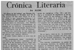 El Oficio de las letras