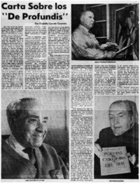 Carta sobre los "De profundis".