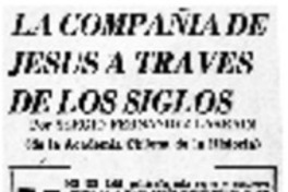 La Compañía de Jesús a través de los siglos