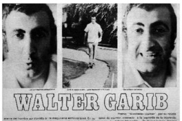 Walter Garib: [entrevista]
