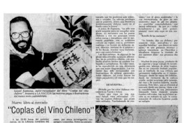 Coplas del vino chileno".