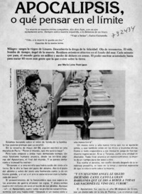 Willie Arthur: "La gente ya no quiere oír hablar de política y economía"