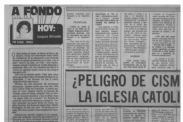 Sería un alocura buscar la paz con Argentina sin buscar la reconciliación dentro de Chile" : [entrevista]