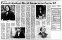 Florecimiento cultural: La generación del 42