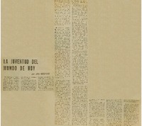 La Juventud del mundo de hoy