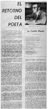 El retorno del poeta.