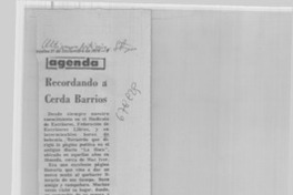Recordando a Cerda Barrios