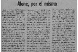 Alone, por el mismo