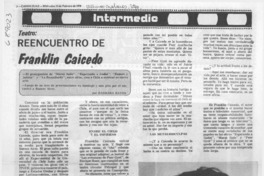Reencuentro de Franklin Caicedo: [entrevista]