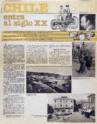 Chile entra al siglo XX.