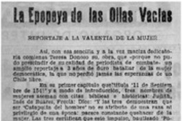 La Epopeya de las ollas vacías"