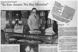 En este asunto no hay misterios" : [entrevista]