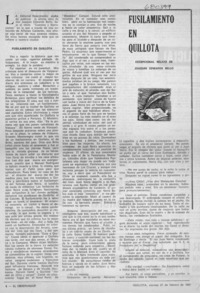 Fusilamiento en Quillota