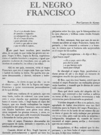 El Negro Francisco