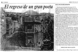 El Regreso de un gran poeta