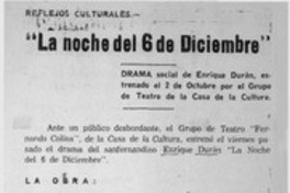 La noche del 6 de diciembre"