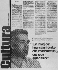 La mejor herramienta de marketing es ser sincero" : [entrevista]