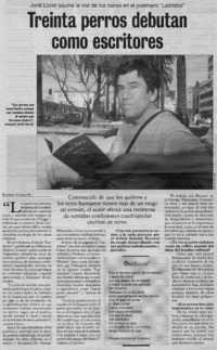 Treinta perros debutan como escritores