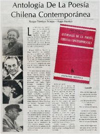 Antología de la poesía chilena contemporánea.