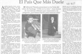 El país que más duele.