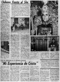 Mi experiencia de Cristo : [entrevista]