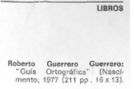 Roberto Guerrero Guerrero.