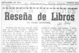 Fundación de las aguas