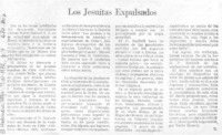Los jesuitas expulsados