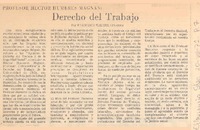 Derecho del trabajo