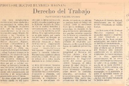 Derecho del trabajo