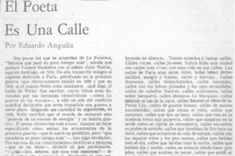 Un poeta es una calle