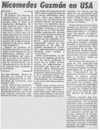 Nicomedes Guzmán en USA.