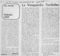 La Vanguardia tambalea.