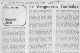 La Vanguardia tambalea.