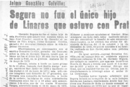 Segura no fue el único hijo de Linares que estuvo con Prat : [artículo].