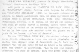 Ultimas señales