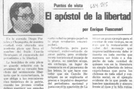 El apóstol de la libertad