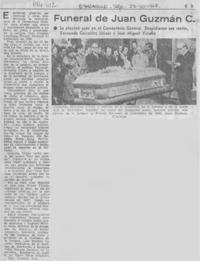 Funeral de Juan Guzmán C.
