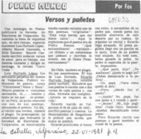 Versos y puñetes