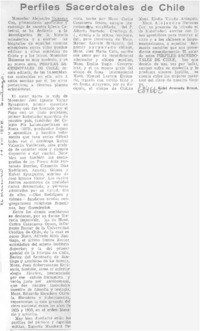 Perfiles sacerdotales de Chile